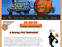 Tablet Screenshot of amoneysportz.com